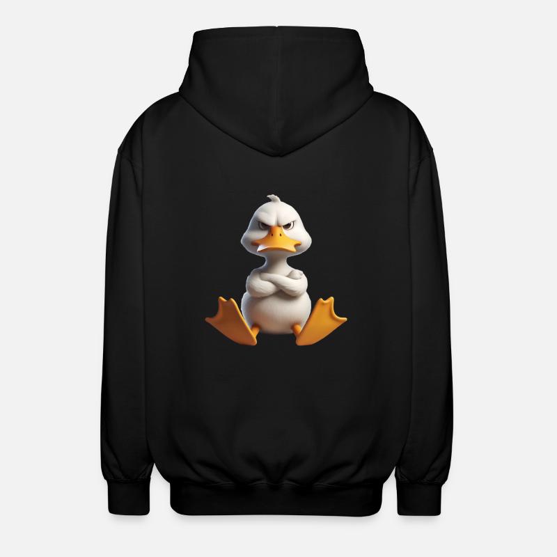 Canard grim 1 - Veste à capuche unisexe - noir