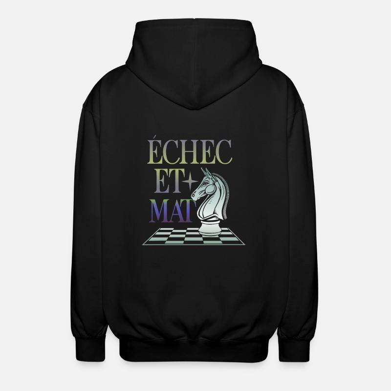 Echec et Mat - Veste à capuche unisexe - noir