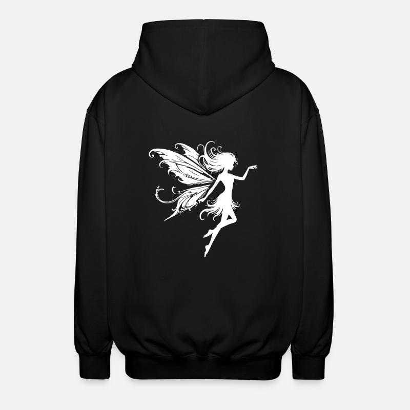 Fée Elfe - Veste à capuche unisexe - noir
