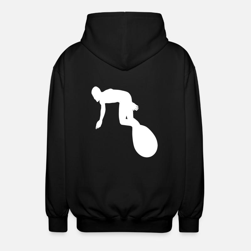 Surfeurs surfeurs surf surfeurs surfeurs - Veste à capuche unisexe - noir