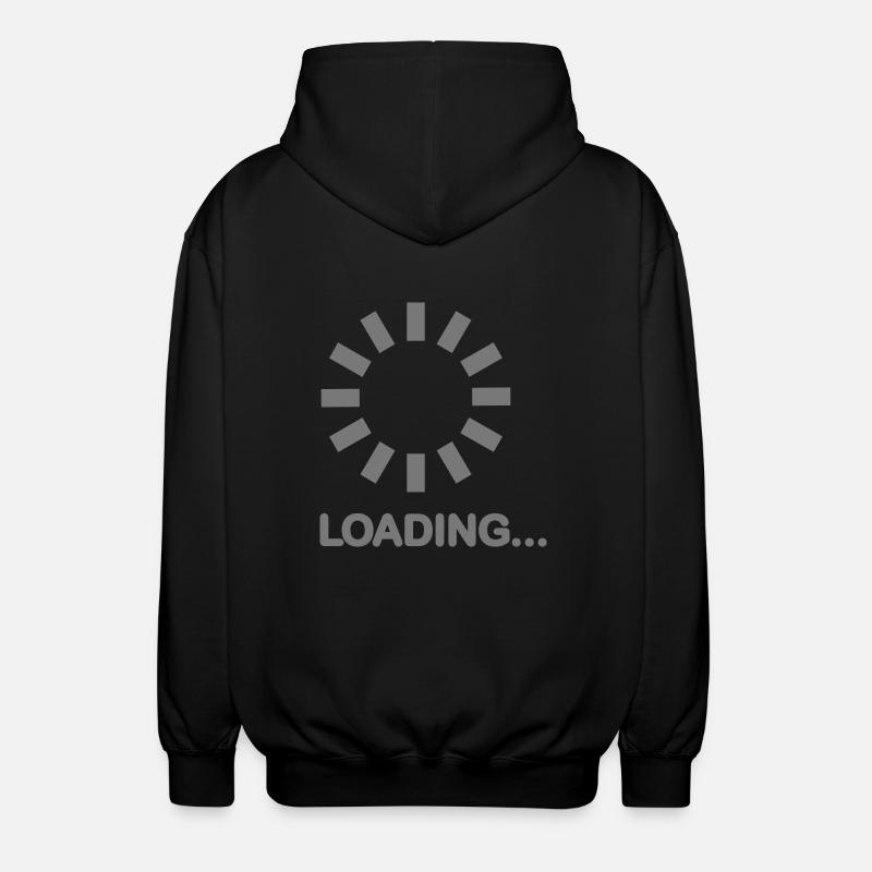 Loading - Unisex Hooded Jacket - black