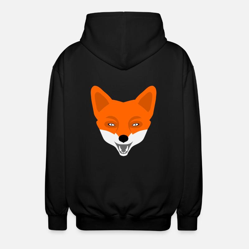 Fox DD - Unisex Kapuzenjacke - Schwarz