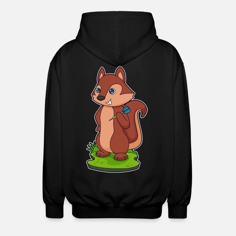 Fléchette Écureuil Dart - Veste à capuche unisexe - noir