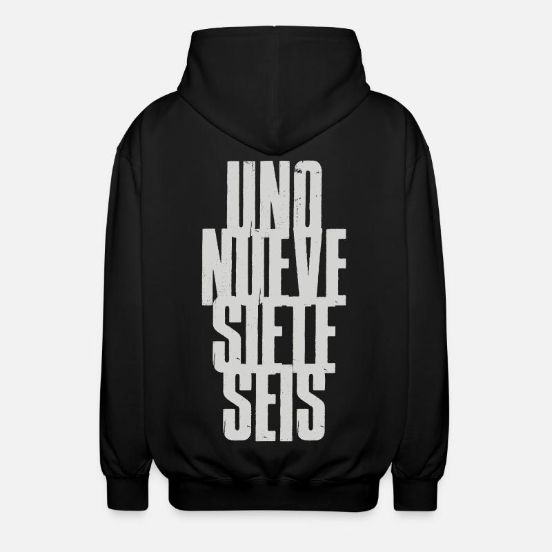 Uno Nueve Siete Seis 1976 - Veste à capuche unisexe - noir