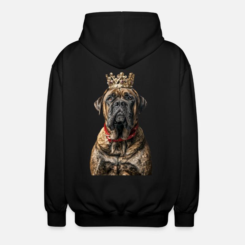 Dogue anglais - Veste à capuche unisexe - noir