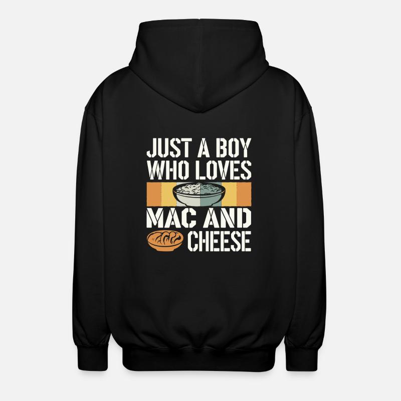 Mac 'n' Cheese Fan - Unisex Hooded Jacket - black