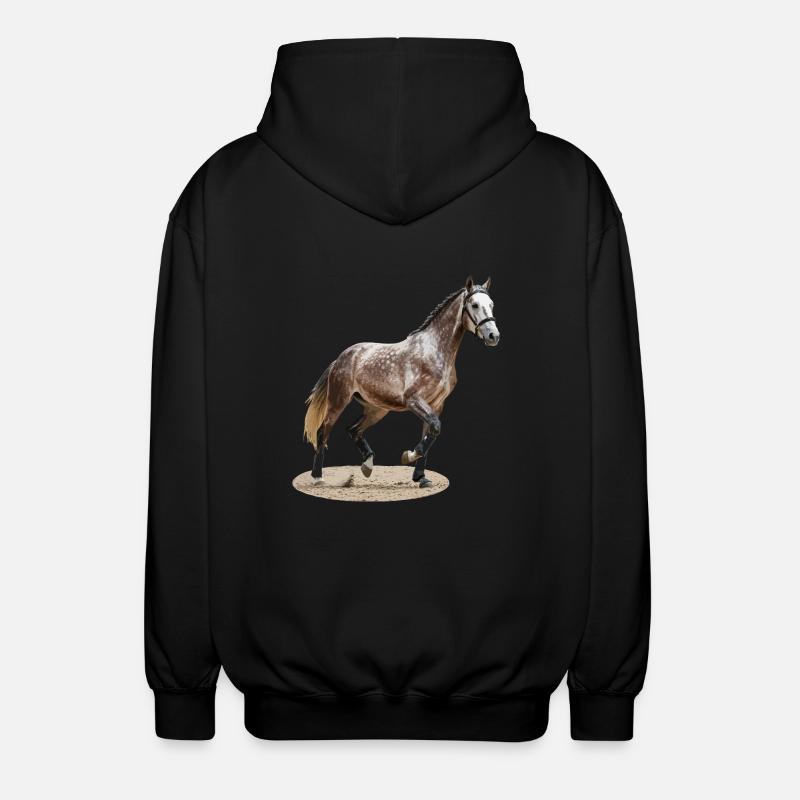 Selle Français 2 - Unisex Kapuzenjacke - Schwarz