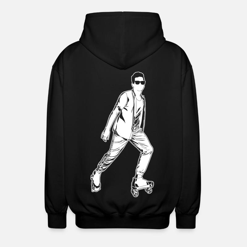 Roller skaters - Unisex Hooded Jacket - black