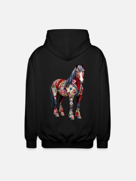 Clydesdale - Unisex Kapuzenjacke - Schwarz