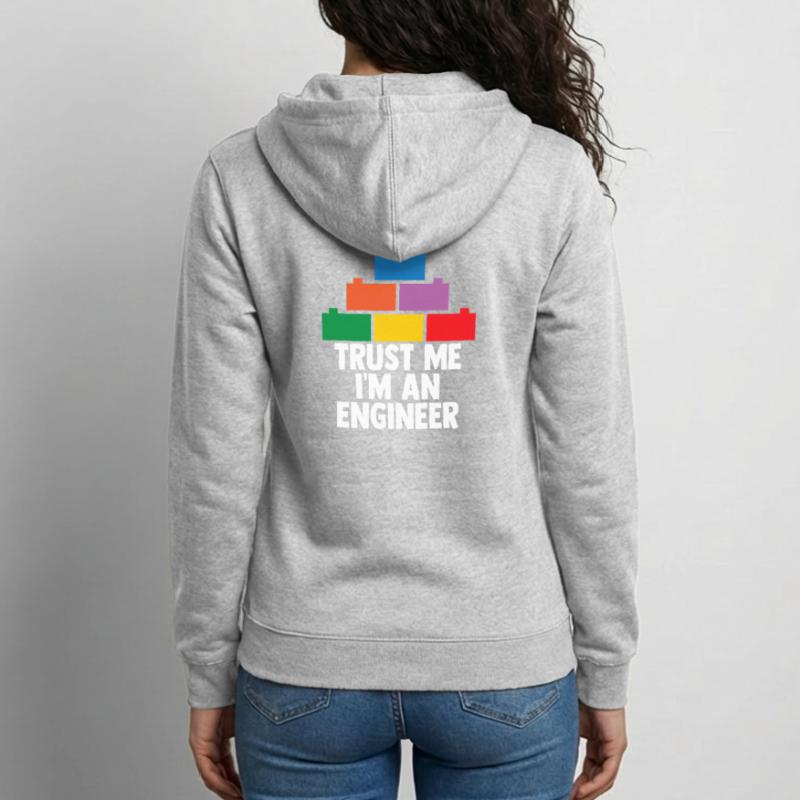 Brick Builder Brick Building Master Builder Unisex Hooded Jacket