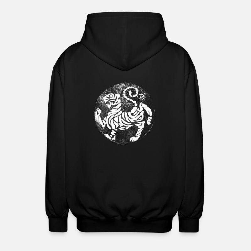 Tora No Maki (blanc) - Veste à capuche unisexe - noir