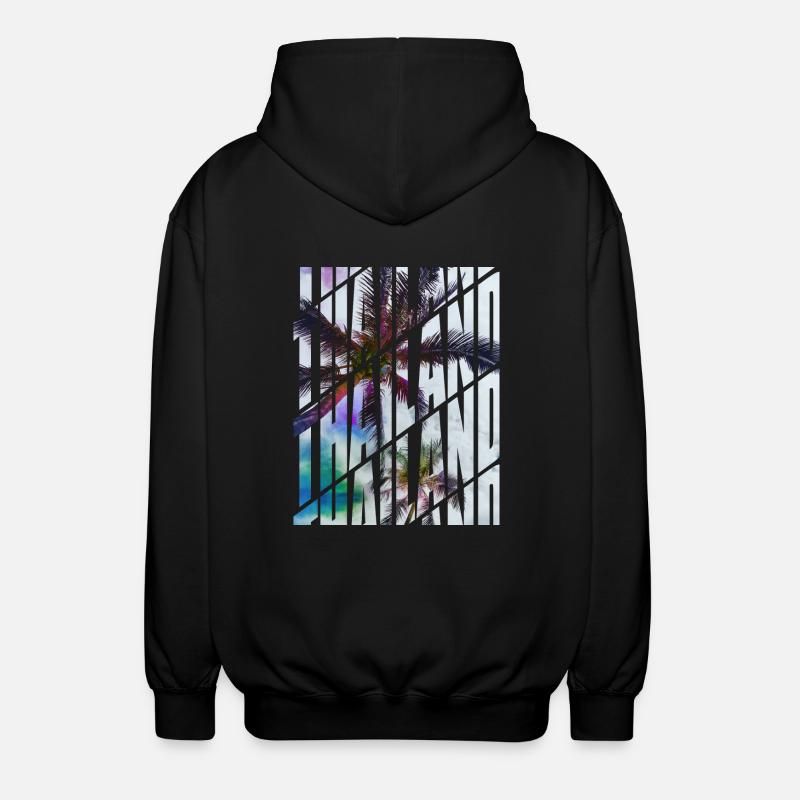 Thaïlande - Veste à capuche unisexe - noir