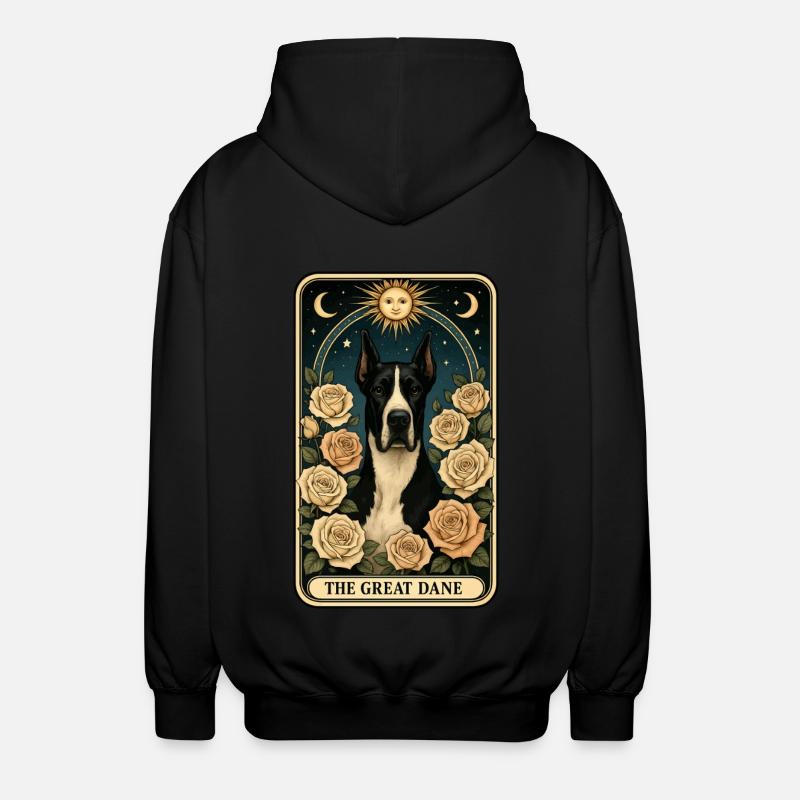 Deutsche Dogge - Unisex Kapuzenjacke - Schwarz