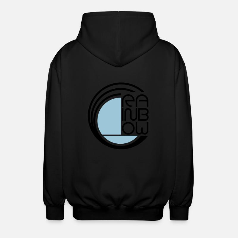 rainbow_f2 - Veste à capuche unisexe - noir