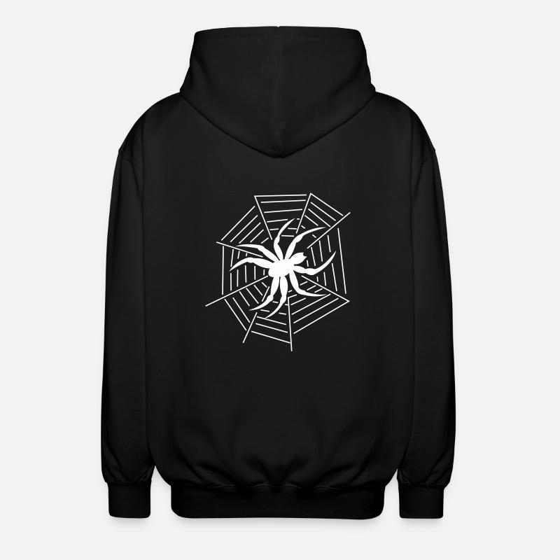 Spinne Spider - Veste à capuche unisexe - noir