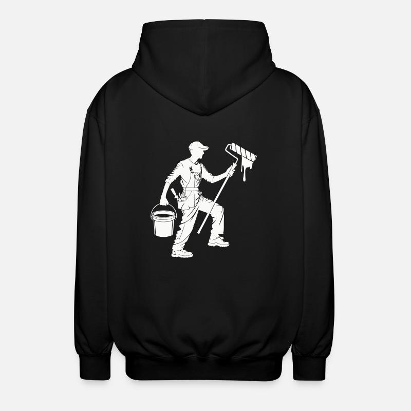 Peintres et vernisseurs - Veste à capuche unisexe - noir