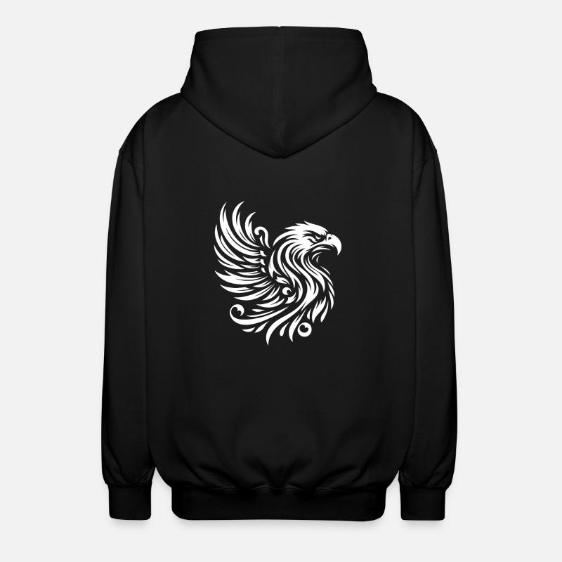 Aigle dominant - Veste à capuche unisexe - noir