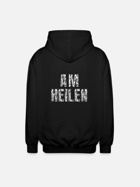 Am heilen - Shirt - Unisex Hooded Jacket - black