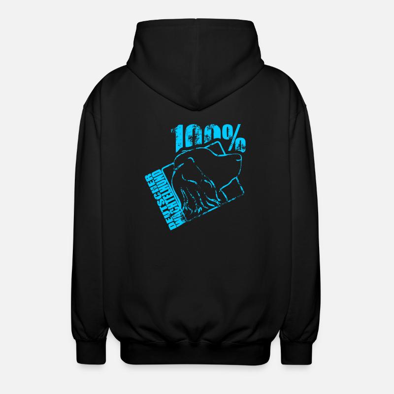 Cavalier King Charles Spaniel 100 - Veste à capuche unisexe - noir
