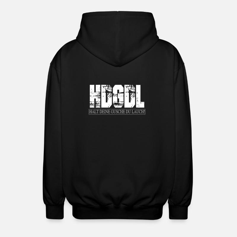 Du Lauch - HDGDL - Unisex Kapuzenjacke - Schwarz