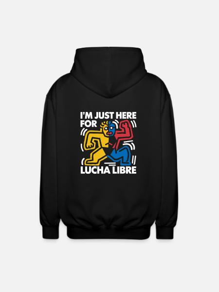 Action and wrestling look - Unisex Hooded Jacket - black