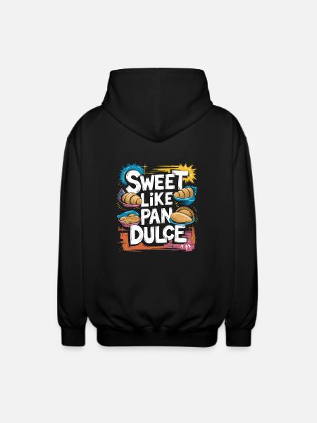 Pure Mexican sweetness - Unisex Hooded Jacket - black