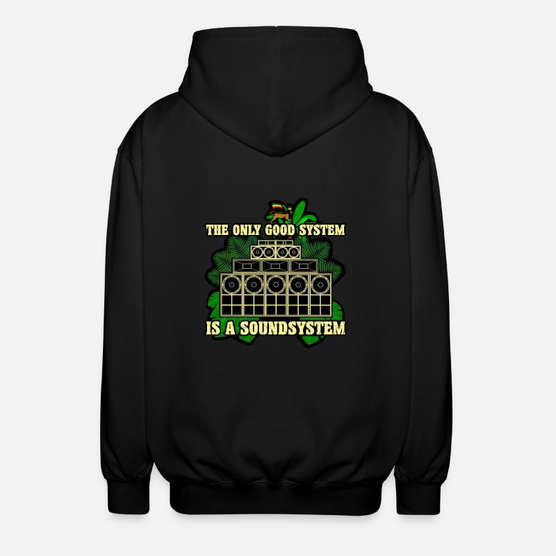 Seul bon système Lion - Veste à capuche unisexe - noir