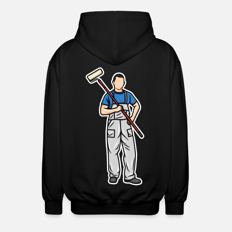 Kleiner Maler - Unisex Kapuzenjacke - Schwarz