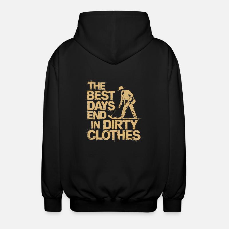 Dein Schatz wartet - Unisex Kapuzenjacke - Schwarz