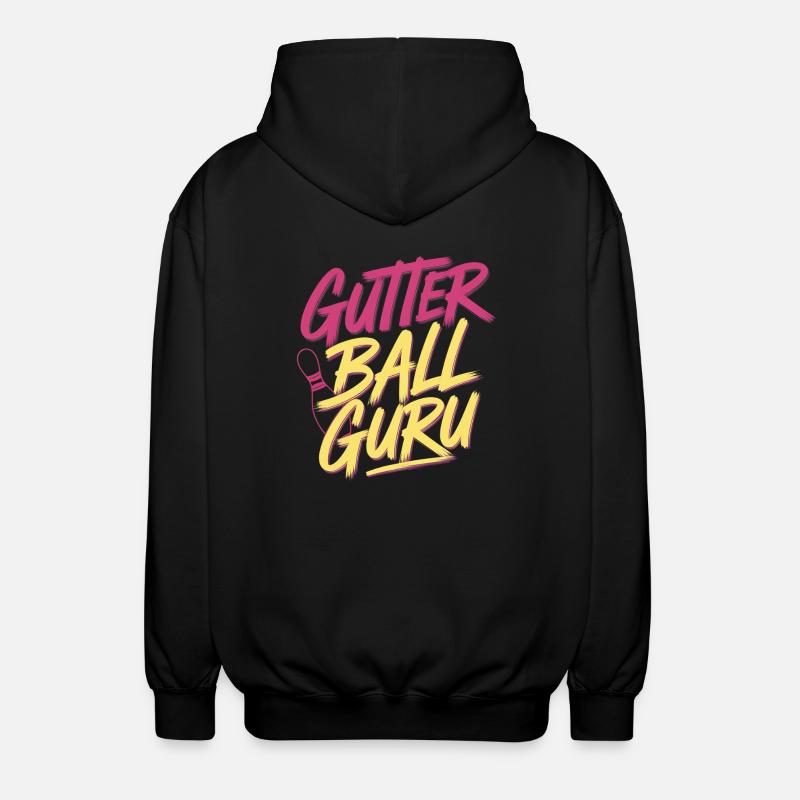 Gutter Ball Guru 13 - Unisex Kapuzenjacke - Schwarz