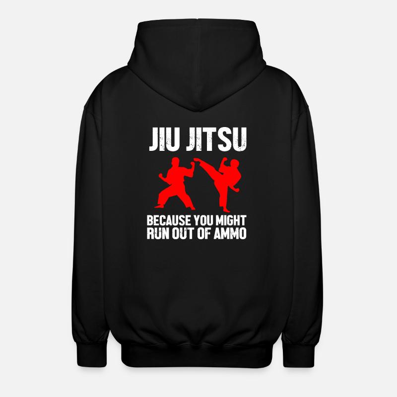 Jiu Jitsu Autodéfense - Veste à capuche unisexe - noir