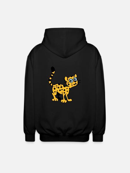 Bébé Léopard - Veste à capuche unisexe - noir
