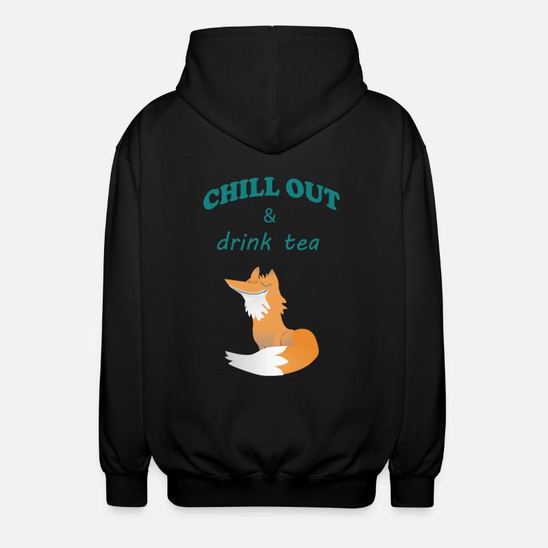 Chill Out - Unisex Kapuzenjacke - Schwarz