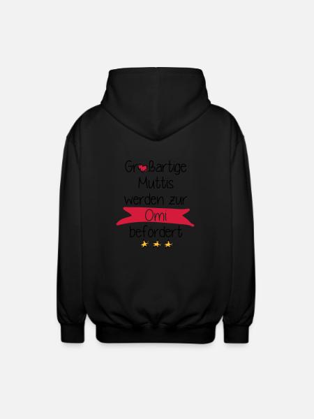Großartige Muttis - Unisex Kapuzenjacke - Schwarz