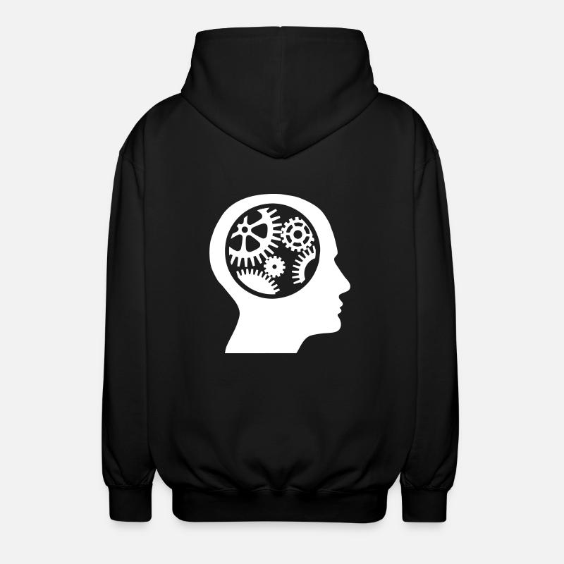 Vitesse dans la tête - Veste à capuche unisexe - noir