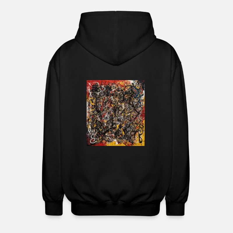 Abstrait - Veste à capuche unisexe - noir