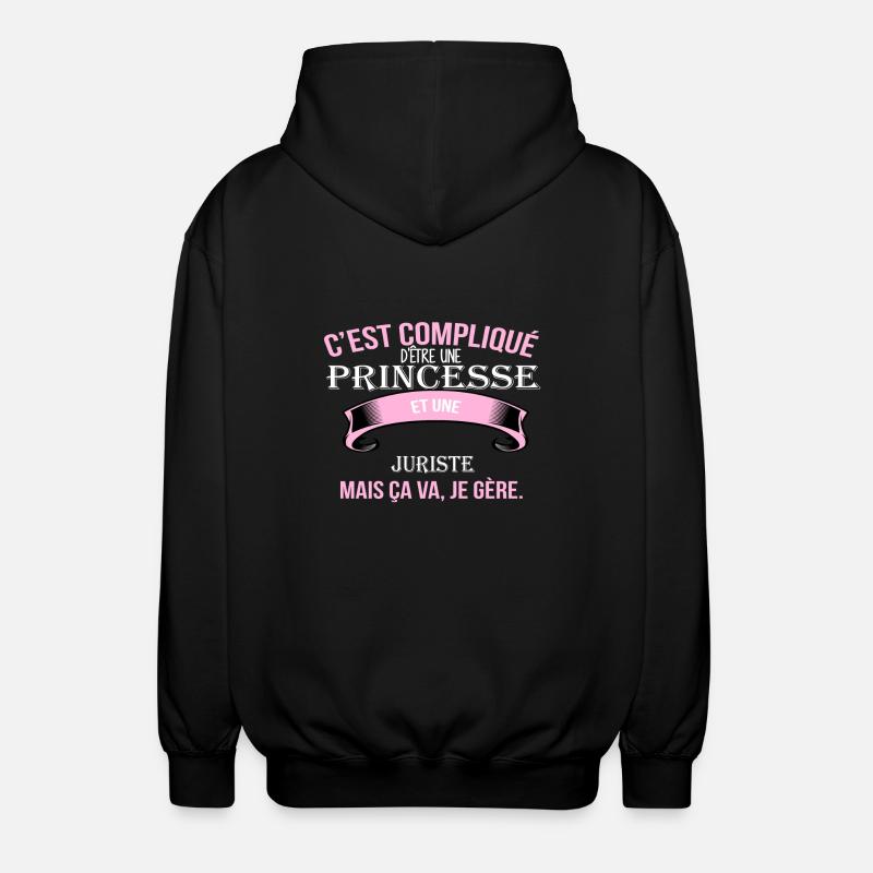 Juriste - Veste à capuche unisexe - noir