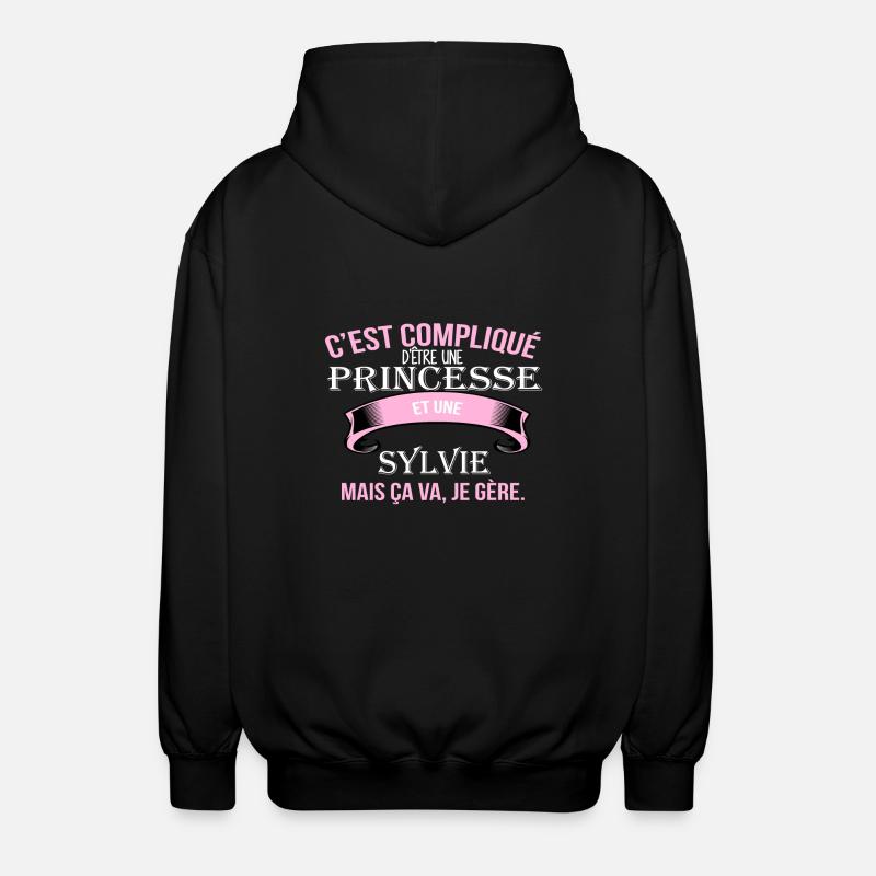 Sylvie - Veste à capuche unisexe - noir