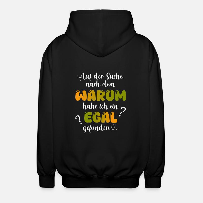 All the same - Unisex Hooded Jacket - black