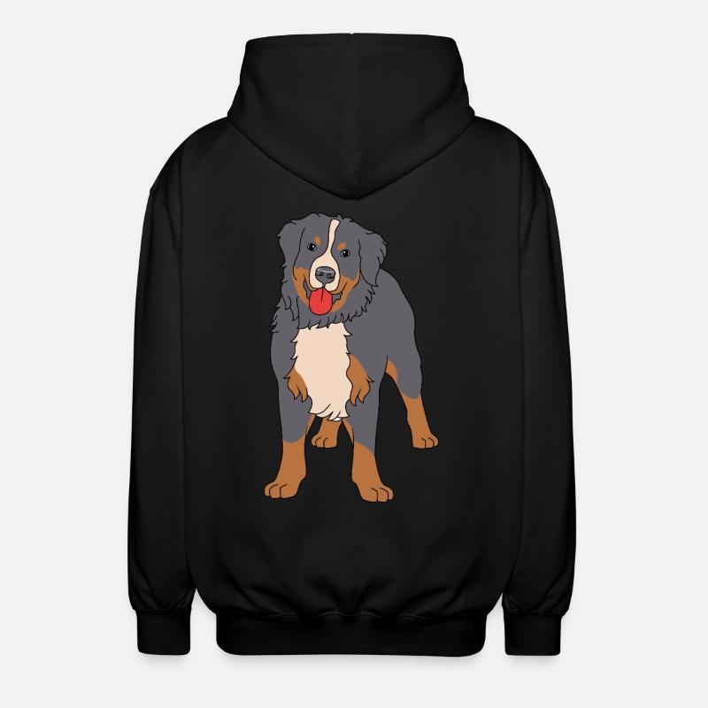 Bouvier bernois - Veste à capuche unisexe - noir