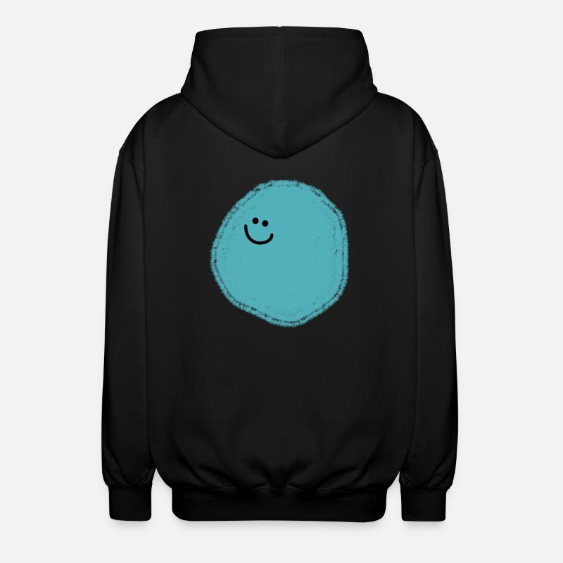 Tiego (Boule bleu) - Veste à capuche unisexe - noir
