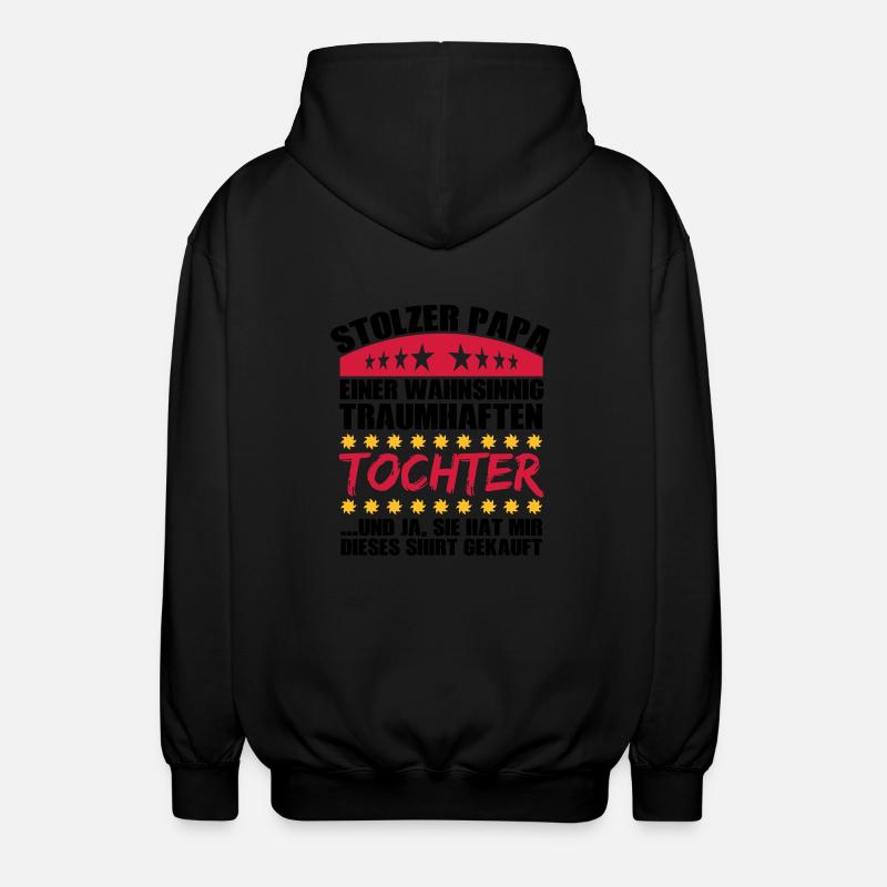 Traumhafte Tochter - Unisex Kapuzenjacke - Schwarz