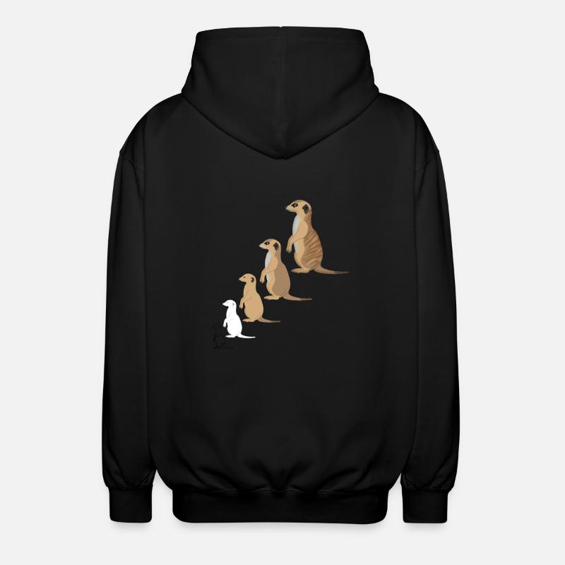 w_erdmaennchen - Veste à capuche unisexe - noir