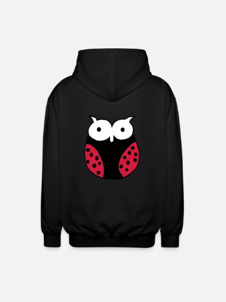 Ladybug Gross - Unisex Hooded Jacket - black