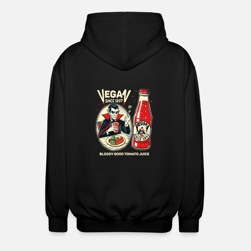 Vegan seit 1897 - Unisex Kapuzenjacke - Schwarz