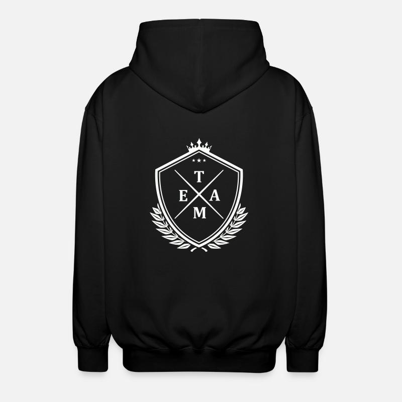 Écusson de l’équipe - Veste à capuche unisexe - noir