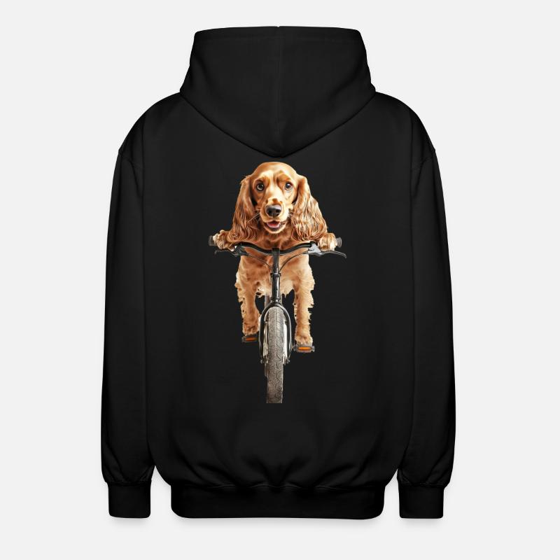 Cocker Spaniel - Unisex Kapuzenjacke - Schwarz