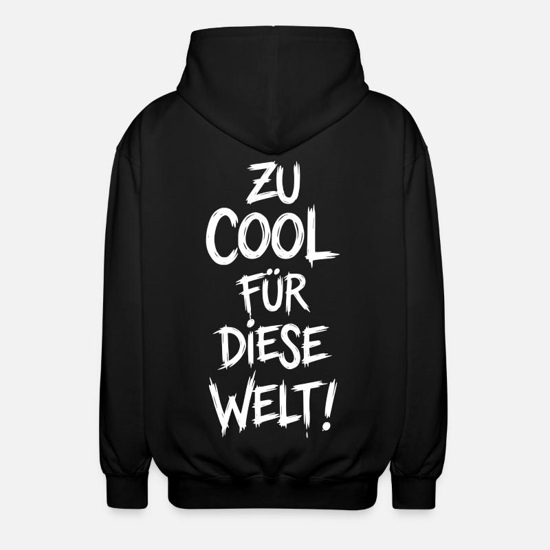 Trop cool pour ce monde - Veste à capuche unisexe - noir