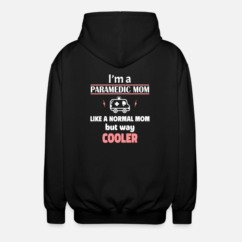 Ich bin eine Paramedic - Unisex Kapuzenjacke - Schwarz