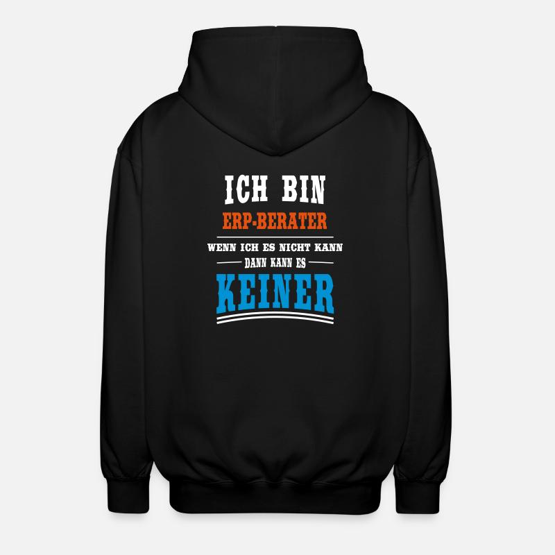ERP - Berater Beruf - Unisex Kapuzenjacke - Schwarz